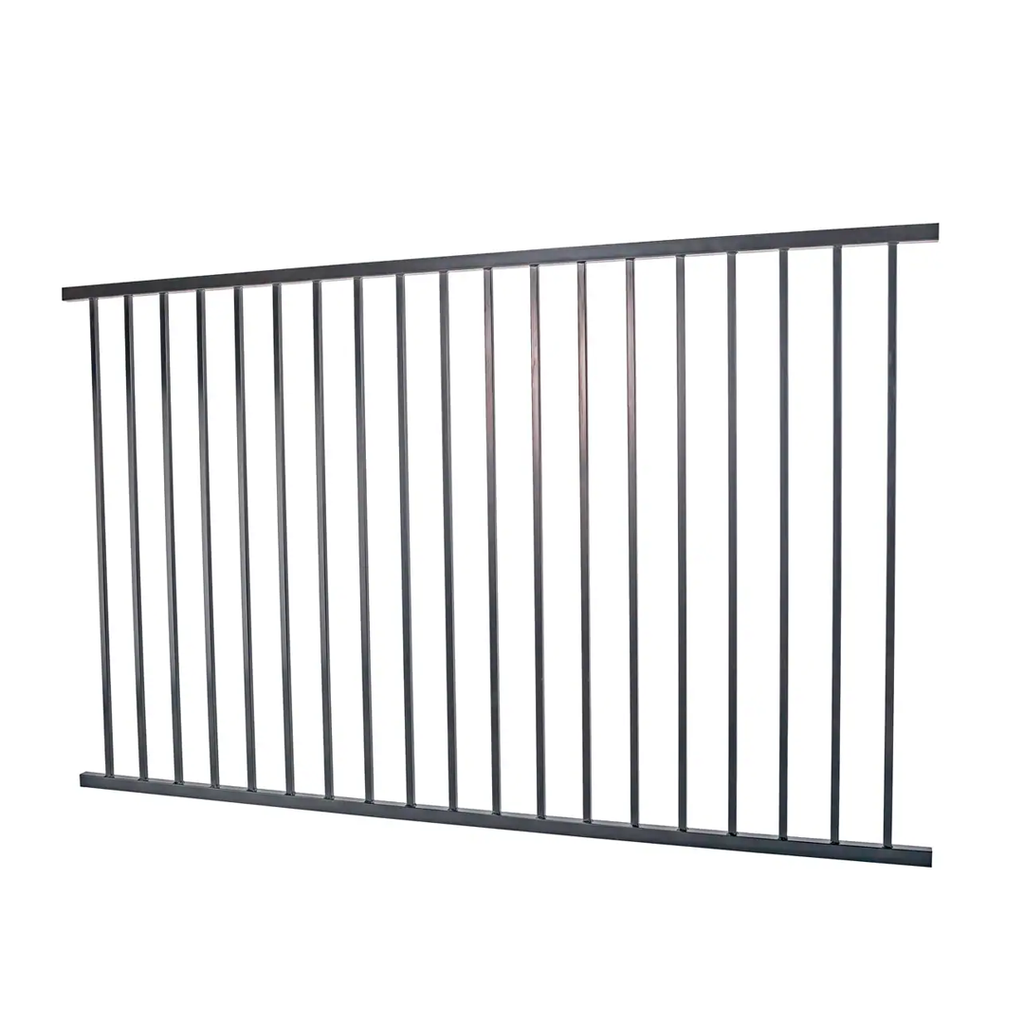4X8 5/8 Powder Coated Black Metal Panel FT