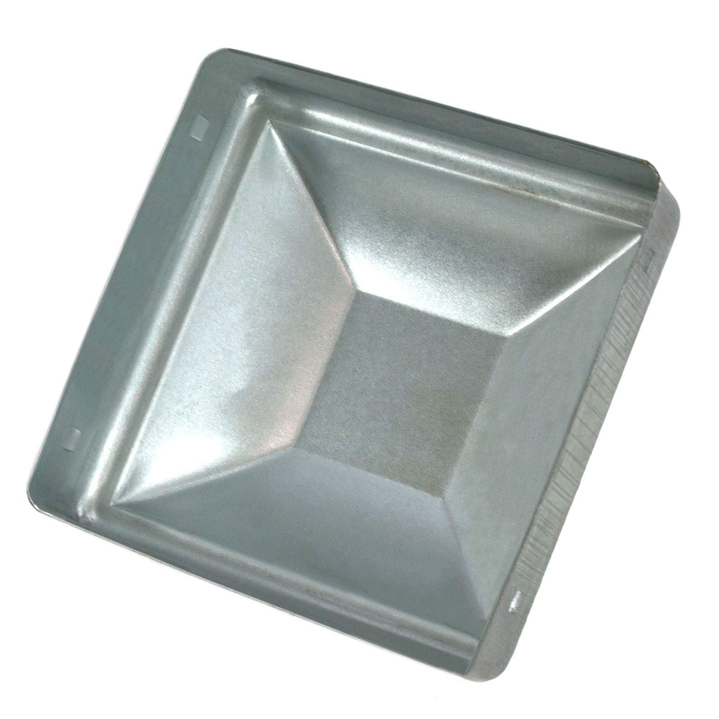 4" Square Post Cap Galvanized