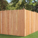 6 ft x 8 ft Cedar Panel Dog-Ear Stained