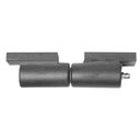 Matte Black 5 in. Standard Barrel Hinge, 1-1/2" x 3" weld pads, stainless pin with ball bearing