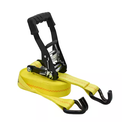 27 ft. x 2 in. Heavy-Duty Ratchet Tie-Down Strap with J Hook