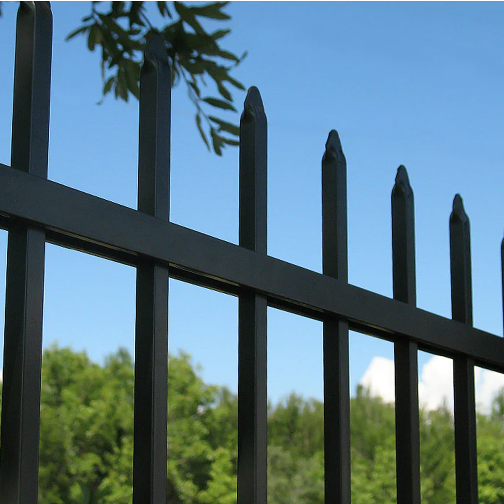 6X8 1/2 Powder Coated Black Metal Panel  ET/EB