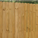 8 ft x 8 ft Cedar Panel Dog-Ear PT Rails