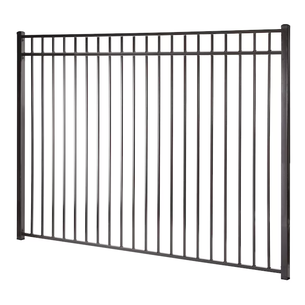 5x8 5/8 Powder Coated Black Metal Panel ET/EB