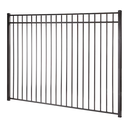 5x8 5/8 Powder Coated Black Metal Panel ET/EB