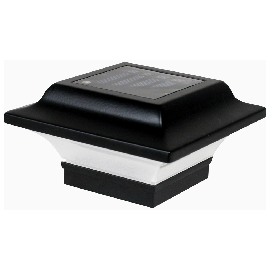 Post Cap 3x3 Black