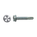 12 x 2-1/2" Indent HexHead Point Self Drilling Screws 25 pk