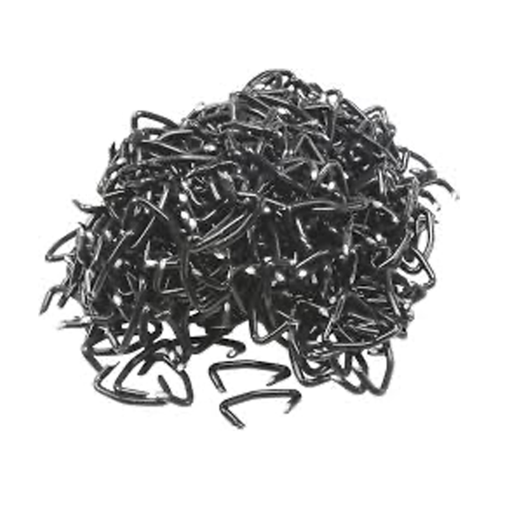 1lb Bag 9G Hog Rings Black