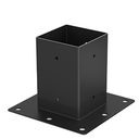 2X2 6' 16 Ga Powder Coated w/ cap and plate