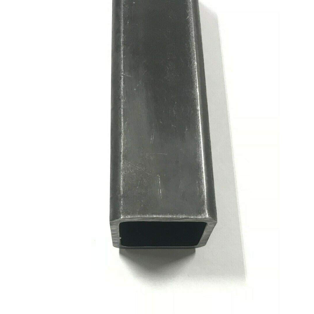 2X2 6' 16 Ga Powder Coated Square Metal Post Black