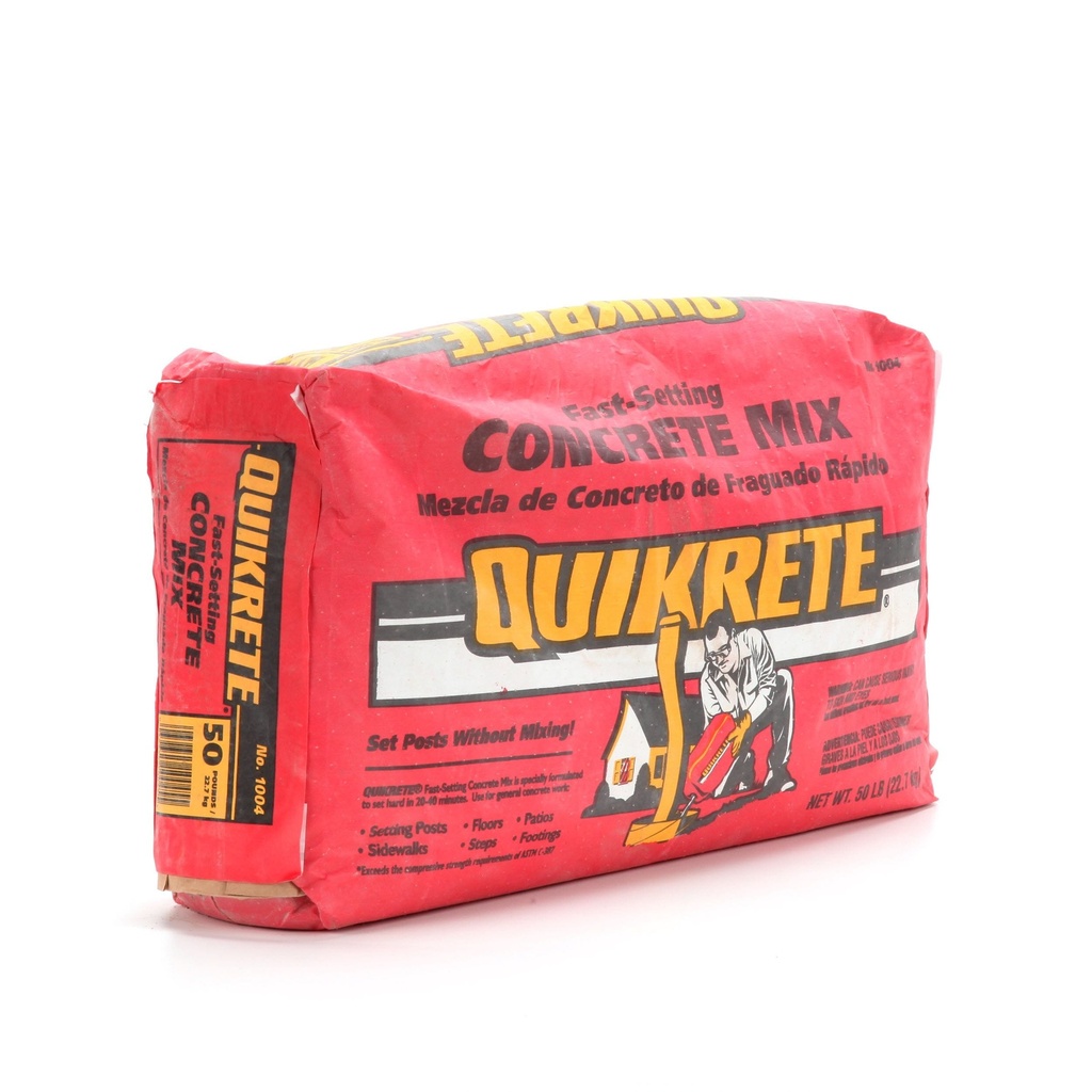 Quikrete 50lb Fast Setting Mix Concrete
