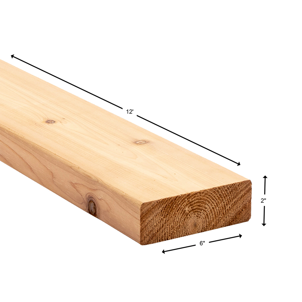 2x6x12 Cedar Cap Rough