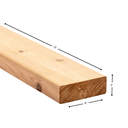 2x6x12 Cedar Cap Rough