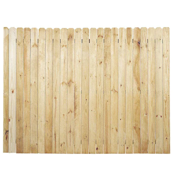8 ft x 8 ft WRC Panel DE /2x4 Cedar Rails