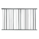 4X8 5/8 Powder Coated Black Metal Panel FT.