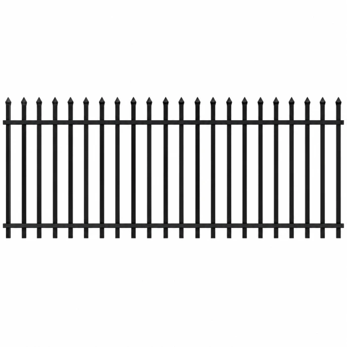 6X8 1/2 Powder Coated Black Metal Panel  ET/EB