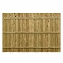6 ft x 8 ft Pressure Treated Dog-Ear Fence Panel