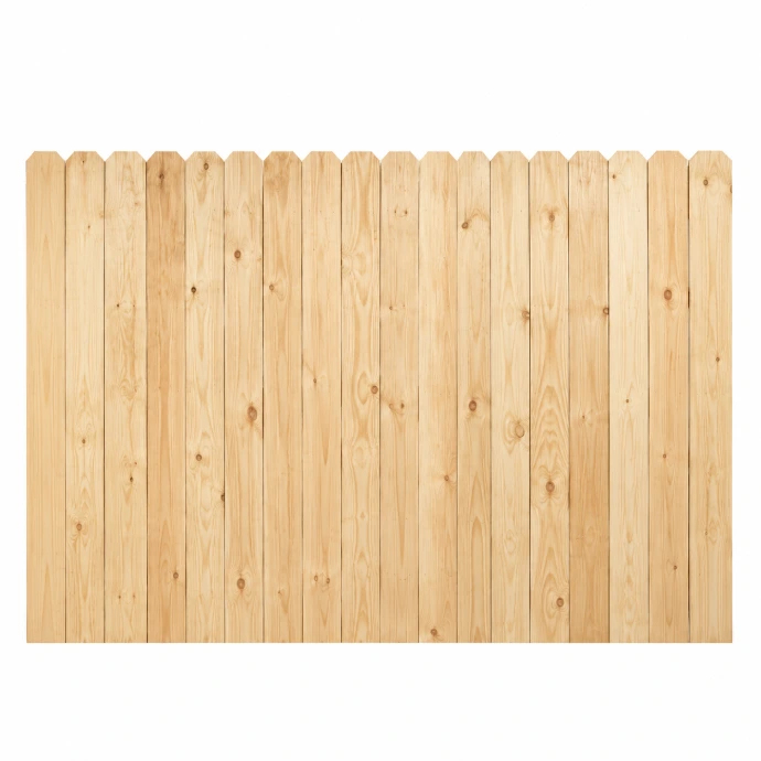 8 ft x 8 ft Cedar Panel Dog-Ear 