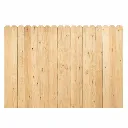 8 ft x 8 ft Cedar Panel DE w/2x4 PT Rails