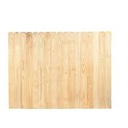 8 ft x 8 ft Cedar Panel DE w/2x4 PT Rails