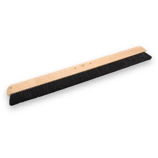 48" Natural Horsehair Broom-Wood Block (Marshalltown)