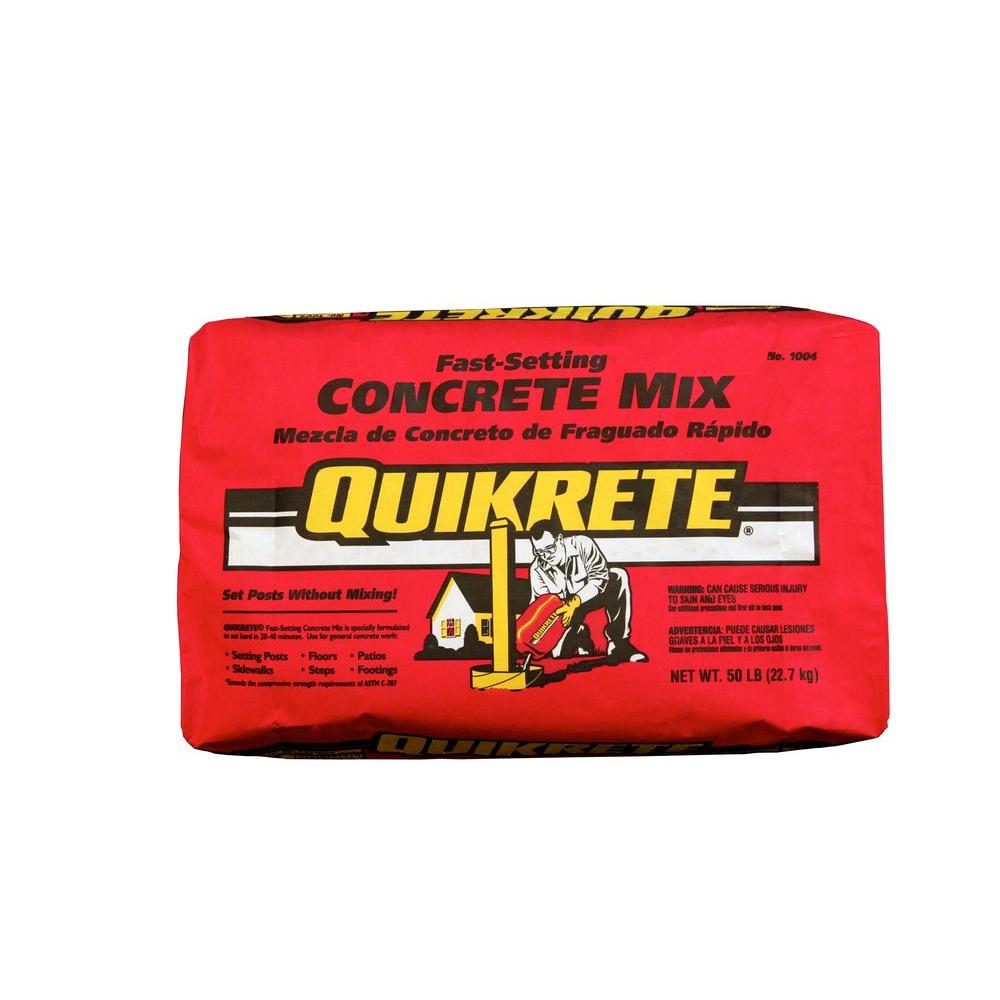 Quikrete 50lb Fast Setting Mix Concrete