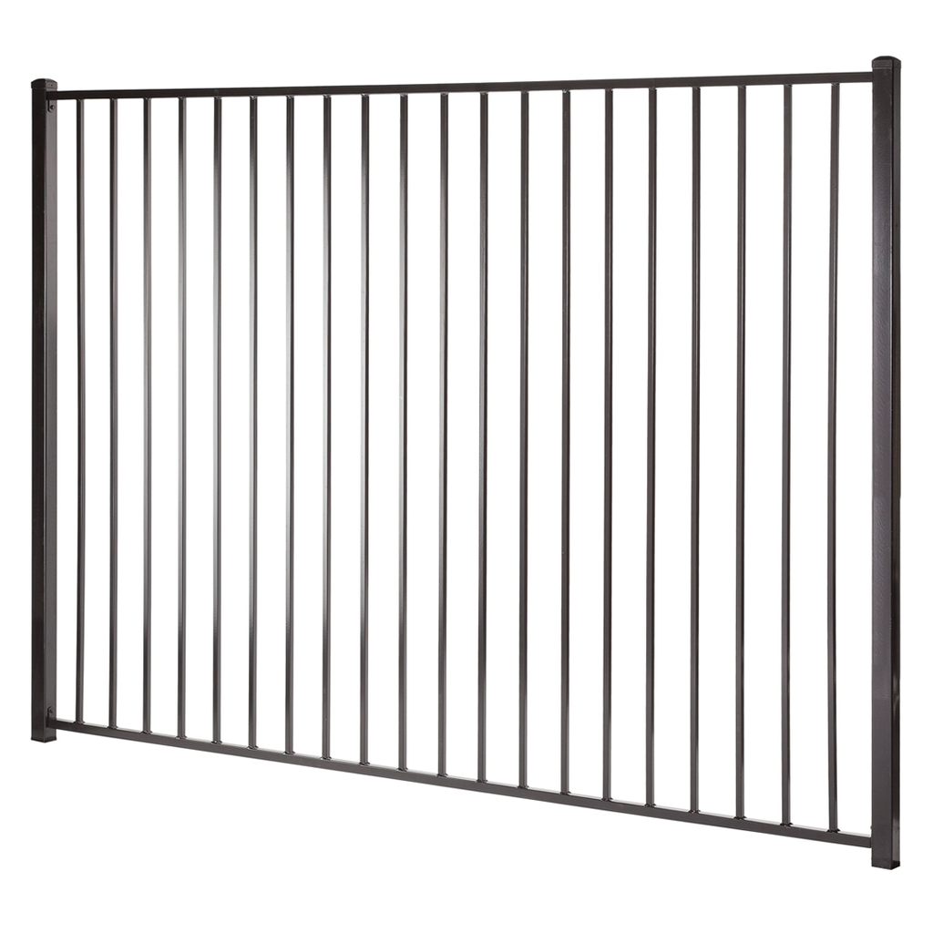 4x8 1/2 Powder Coated Panel Black FT