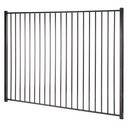4x8 1/2 Powder Coated Panel Black FT