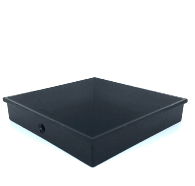 3x3 Post Cap Black
