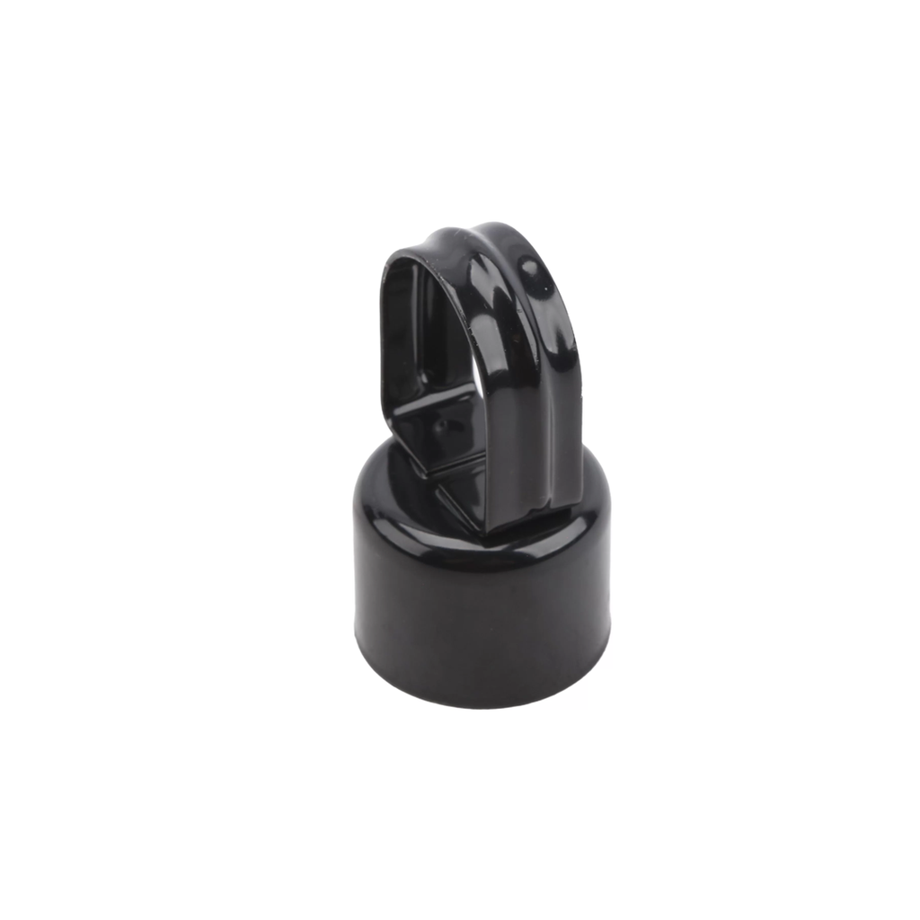 1-5/8'' x 1-3/8'' Loop Cap Black 