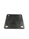 4" Galvanized Square Metal Base Plate