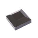 2X2 Black Square Cap