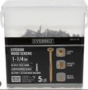 Box #8 x 1-3/4" Square Drive Flat Head Black (4,000 pcs)