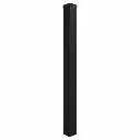 2X2 6' 16 Ga Powder Coated w/ cap and plate