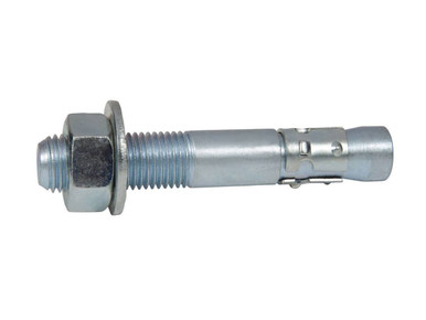 3/8" X 3" Power Bull Wedge Anchors, Zinc 100 pcs