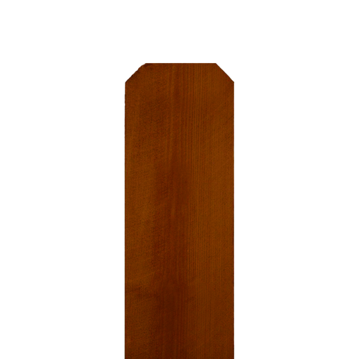 [M-1556WRC#2S] 1x5.5x6 Western Red Cedar #2 Picket Stained Medium Brown DE