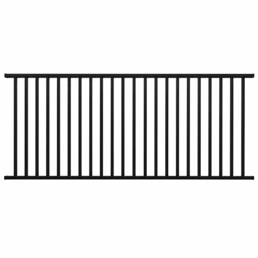 [4858PCBMPFT2] 4X8 5/8 Powder Coated Black Metal Panel FT.
