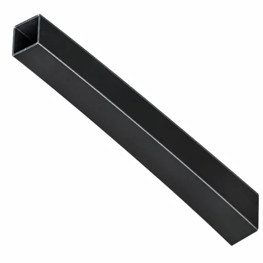 [MPST228BLKPC] 2x2x8' 16 Ga Powder Coated Metal Post Black