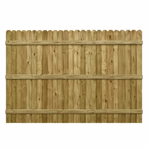 [88PTDEFP] 8 ft x 8 ft Pressure Treated DE Panel/2x4 PT Rails