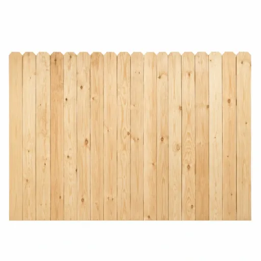[88CEDPAN] 8 ft x 8 ft Cedar Panel Dog-Ear 