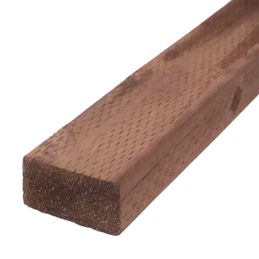 [2410CTLUBR] 2x4x10 Color Treated Lumber Brown #2