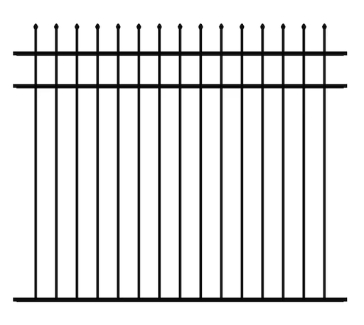 [5858PCBMPET] 5x8 5/8 Powder Coated Black Metal Panel ET/EB