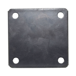 [2SQMBP] 4" Wrought Square Metal Base Plate