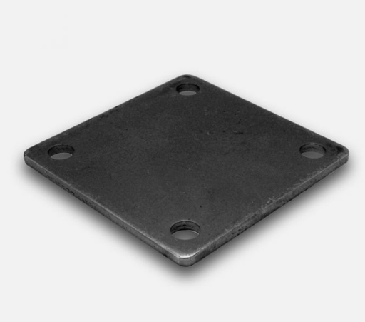 [6SQMBP] 6" Wrought Square Metal Base Plate