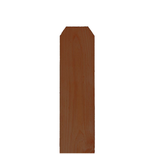 [146JPCPSMBDE] 1x3.5x6 Japanese Cedar Picket Stained Medium Brown DE