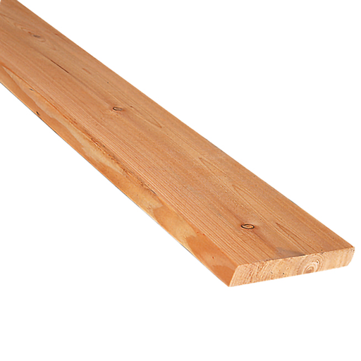 [168WRCFTSTMB] 1x6x8 Western Red Cedar FT Stained Medium Brown #2