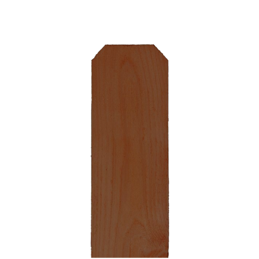 [168JPCSMBDE] 1x5.5x8 Cedar Picket Stained Medium Brown DE