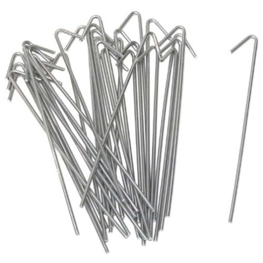 [CL7064] COMMERCIAL HOOK TIES 6-1/2"x11GA GALVANIZED (100 pk) Bag
