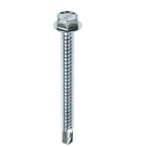 [12212SDSC1500] 12 x 2-1/2" Indent Hex Washer Head Point  Self Drilling Screws  1,500 Pk