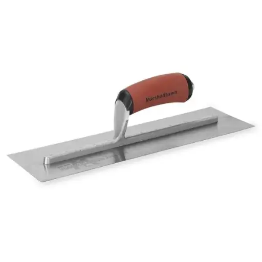 [MXS57D] 14 X 3 Finishing Trowel Curved DuraSoft Handle (Marshalltown)